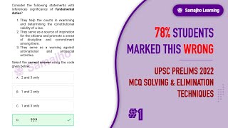 #1 | Fundamental Duties | Prelims 2022 Solving & Elimination Techniques by Rohit Dagar