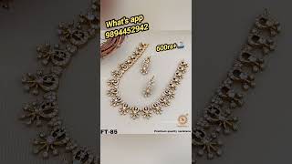 imitation jewellery#premiumqualitynecklace| what'sapp for booking 9894452942 #newfashionjewellery