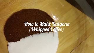 How to Make Dalgona | Whipped Coffee #Dalgona #Coffee #Whipped #Cloud