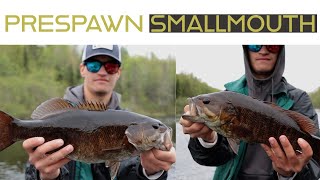 Early Spring SMALLIES | Pre-spawn River Fishing