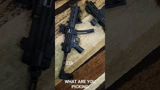 Which rifle/pistol are you choosing? 🤔 old video before my braces were put in jail... #freethebrace