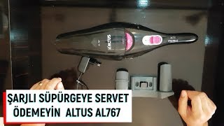 ŞARJLI SÜPÜRGE İÇİN SERVET ÖDEMEYİN TAM BİR CANAVAR ALTUS AL 767 ŞARJLI SÜPÜRGEYİ İNCELİYORUZ