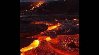 Compilation of Lava Flowing