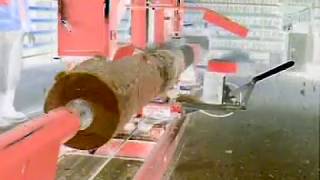 LL-41 log lathe (log turning machine)