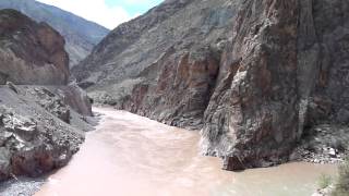 Rivers meeting in Tibet