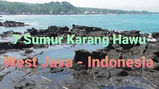 Wisata Pelabuhan Ratu 7 Sumur Pantai Karang Hawu #7sumur #pantaiselatan #Nyairorokidul