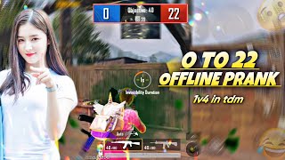 1v4 in tdm offline prank￼ Pubg mobile |#itsmanoyt #pubgmobile #bgmi