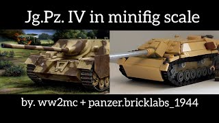 Jg.Pz.IV from lego in minifig scale