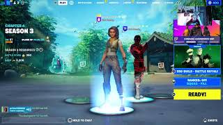 Fortnite live playing with subscribers