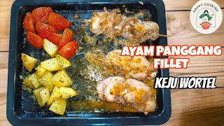 RESEP BUAT AYAM PANGGANG FILLET ISI KEJU WORTEL SIMPLE | AYAM PANGGANG | MAKANAN KEKINIAN ❗❗