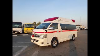 2013 TOYOTA HIACE VAN AMBULANCE RIGHT HAND DRIVE