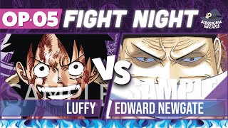 Luffy vs Whitebeard : One Piece Card Game : OP05 Match