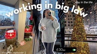 WORKING IN BIG LAW IN LONDON 🏙️ | a typical day in the life of a corporate lawyer | vlogmas ep.2 🧸🎄