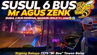 GA MASUK AKAL BALAP POL❗SUSUL 6 BUS DIDEPANNYA MAS AGUS ZENK ON FIRE -TRIP SUGENG RAHAYU 7279 MR BEE