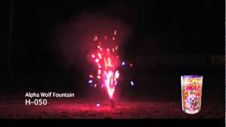 Phantom Fireworks - Alpha Wolf Fountain