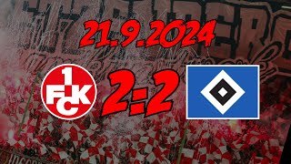 1. FC Kaiserslautern 2:2 Hamburger SV - 21.9.2024 - Trotz 2:0 Führung nur ein Punkt...