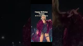 Happy Birthday Taylor!🎂🥳#shorts #taylorswift