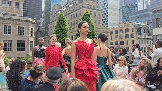 Esé Azenabor Spring/ Summer 2025 Collection Fashion Show - Rooftop of the Rockefeller Center