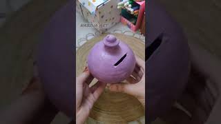 Diy cute piggy bank ✨💝 nabiha Art and craft 😊 craft ideas 💡 😉