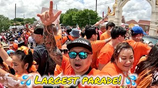 Saginaw, Texas Lao New Year 2024 | Surviving America’s Largest & Craziest Lao New Year Parade! 💦