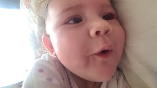 slow motion baby sneezes