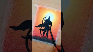 |Shree Ram Drawing| |JAI SHREE RAM| 🙏❤️ @creativeartistshraddha #shorts #youtubeshorts