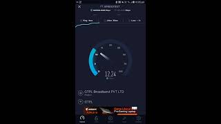 Never buy GTPL fiber broadband - 40 Mbps speed test.  share video. Don't waste money.