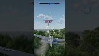 Realistic Battles: P51D-30 vs Spitfire near the tree tops #warthunder #shorts #aviation #ww2