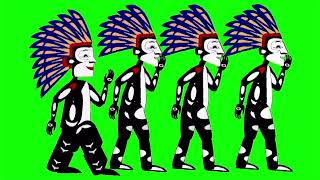 4 indians dancing to i'm yours jason rmaz blue headdresses