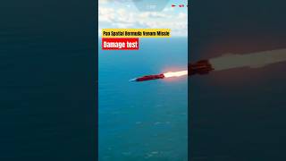 Pan Spatial Bermuda Venom Missle Damage test #modernwarshipgame #game #shortsvideo #shorts