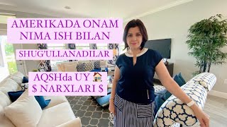 AMERIKADA ONAM NIMA ISH QILADILAR | UY 🏠 NARXLARI | VIDEOGA ALBATTA LIKE BOSING!