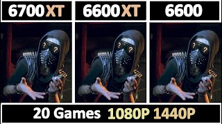 Radeon RX 6600 vs 6600XT vs 6700XT | Tested 20 Games |