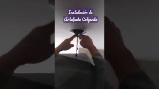 Instalación de Artefacto Colgante de Iluminación