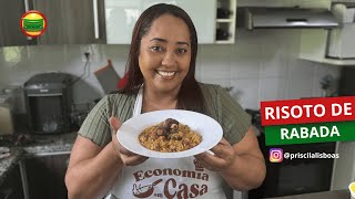 👩‍🍳 Redeconomia na cozinha/ RISOTO DE RABADA