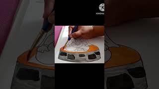 Ganapati bappa Painting/Ganesh Chaturthi special #viral #trending #youtubeshorts