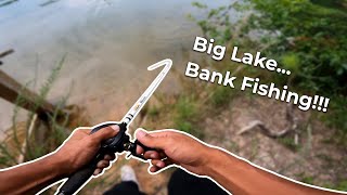 Fishing Lake Allatoona for Big Bass!!! (Bank Fishing)