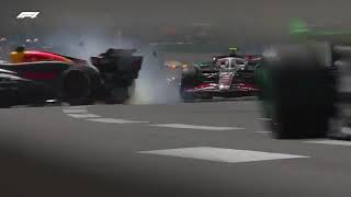 F1 Monaco GP Crash 2024