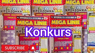 #zdrapki #lotto #537❗️🥳🍀KONKURS 🥳🍀💎 KRZYŻÓWKA XXL ➡️ MEGA LINIE 2️⃣ PACZKI ❤️ZDRAPKI WIDZÓW❤️