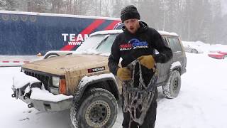 Team O'neil using TireChain.com Diamond Truck and SUV Tire Chains