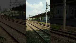 Terlihat KA. SAWUNGGALIH UTAMA Melintas Langsung Di Stasiun Kranji #shorts #keretaapiindonesia