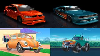 Need for Speed: Underground Rivals - Oggy and the Cockroaches Vehicles replicas