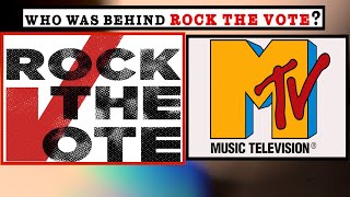 Who Was Behind 'Rock the Vote'? Origins of the PSA That Galvanized the Rock Community #90s #MTV