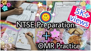 NTSE Exam Preparation +Revision of Maths & Science | OMR filling | Online classes| 10th grader vlog😊