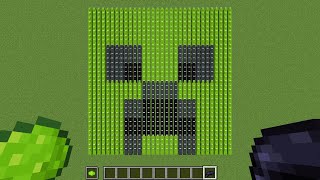 i can draw creeper in minecraft