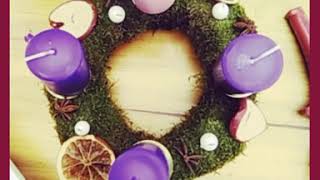 Making an Advent wreath