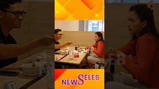 MOMEN AZRIEL HERMANSYAH DAN SARAH MENZEL SEDANG MAKAN BERSAMA