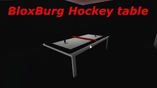 Bloxburg How To Make A Hokey Table