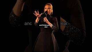 Adele got emotional while announcing a long break #trending #celebrity #singer #adele #concert #love