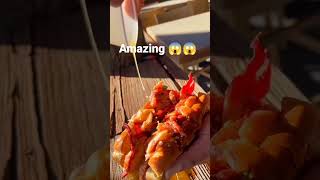 SEAFOOD VIRAL LOBSTER PANGGANG 😱 #shorts #streetfood #streetfoodindonesia #crabs #lobster