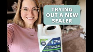 Trying Out Eco Advance Sealer For Concrete Candle Jars